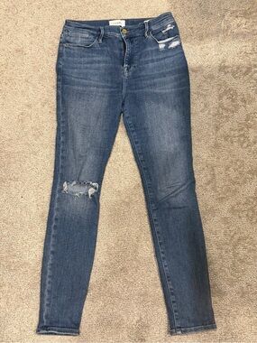 Frame Denim - Le High Skinny Distressed